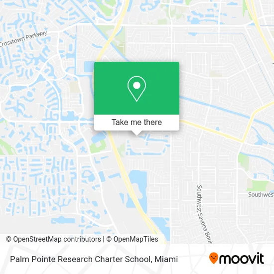 Palm Pointe Research Charter School map
