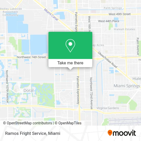 Ramos Fright Service map