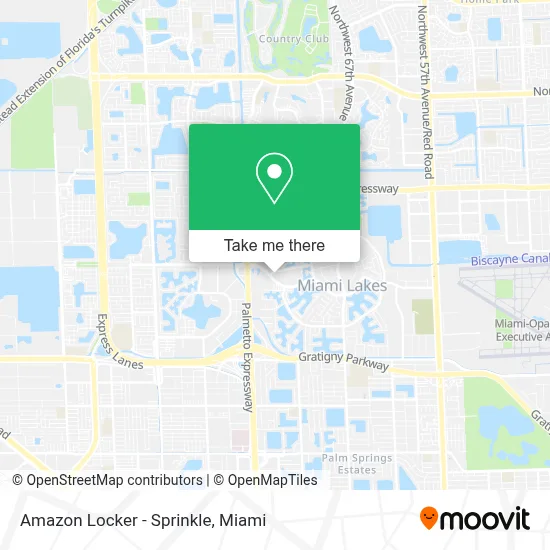 Amazon Locker - Sprinkle map
