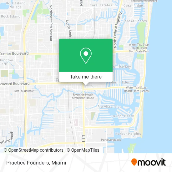 Practice Founders map