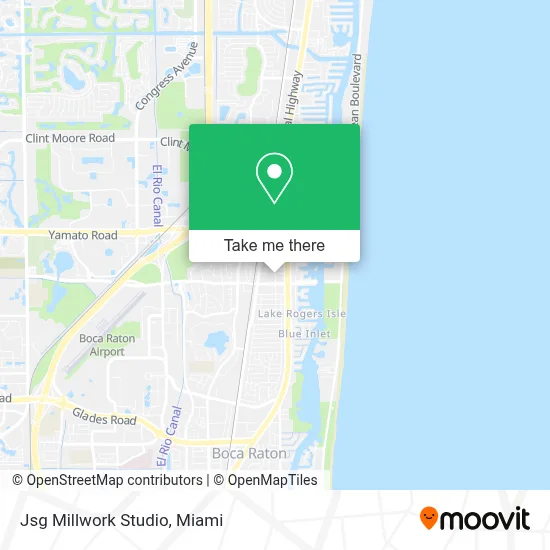 Jsg Millwork Studio map