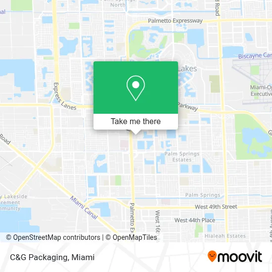 C&G Packaging map