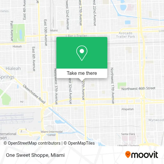 One Sweet Shoppe map