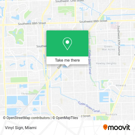 Vinyl Sign map