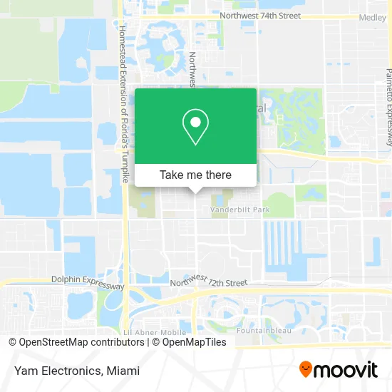 Yam Electronics map