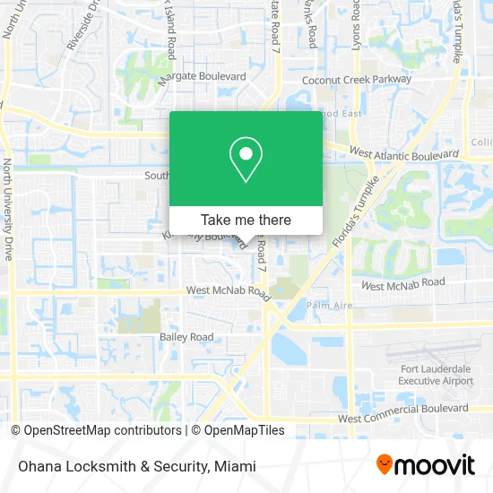 Ohana Locksmith & Security map