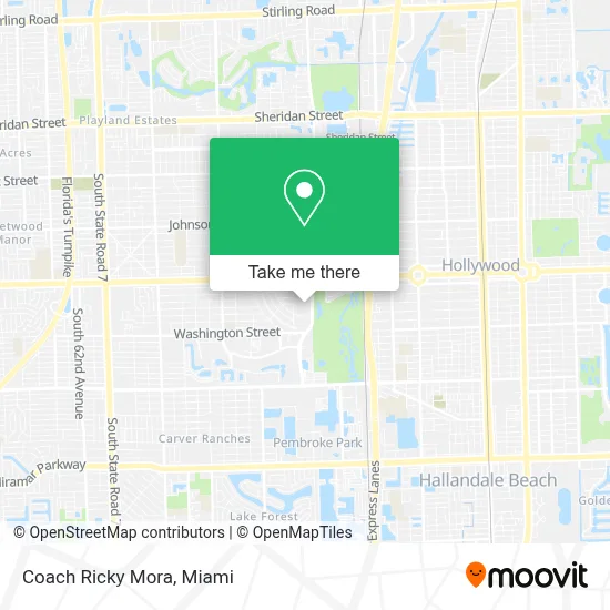 Coach Ricky Mora map