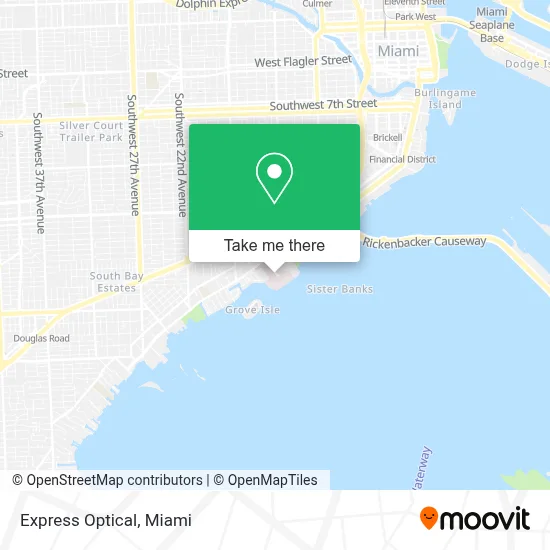 Express Optical map