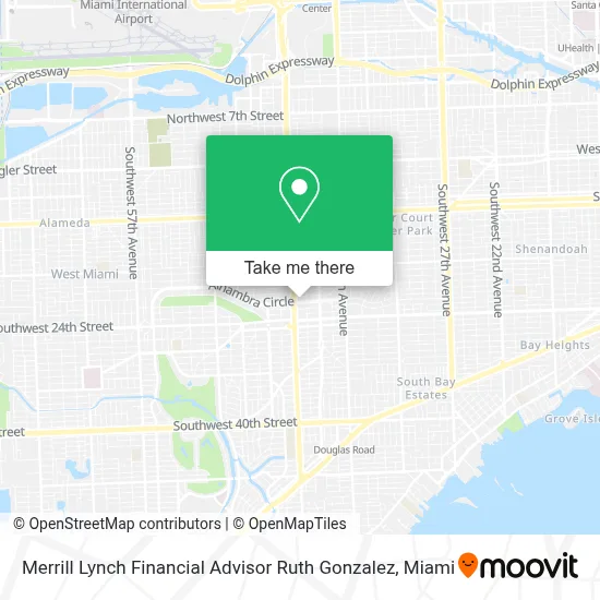 Merrill Lynch Financial Advisor Ruth Gonzalez map