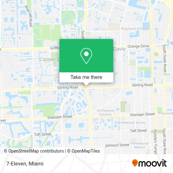 7-Eleven map