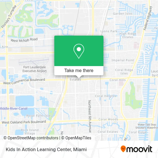 Kids In Action Learning Center map