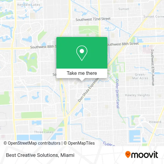 Best Creative Solutions map