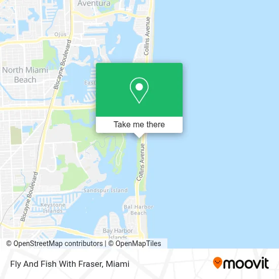 Fly And Fish With Fraser map