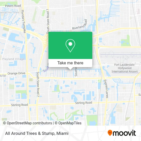 All Around Trees & Stump map