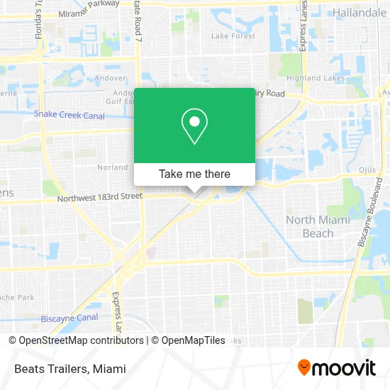 Beats Trailers map