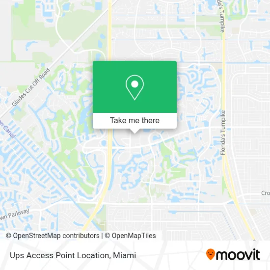 Ups Access Point Location map