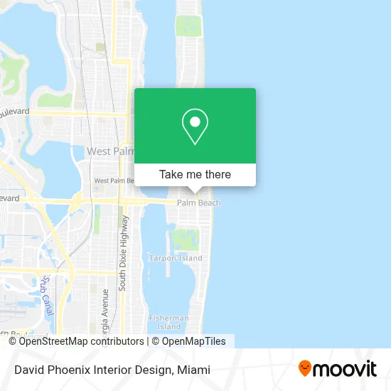 David Phoenix Interior Design map