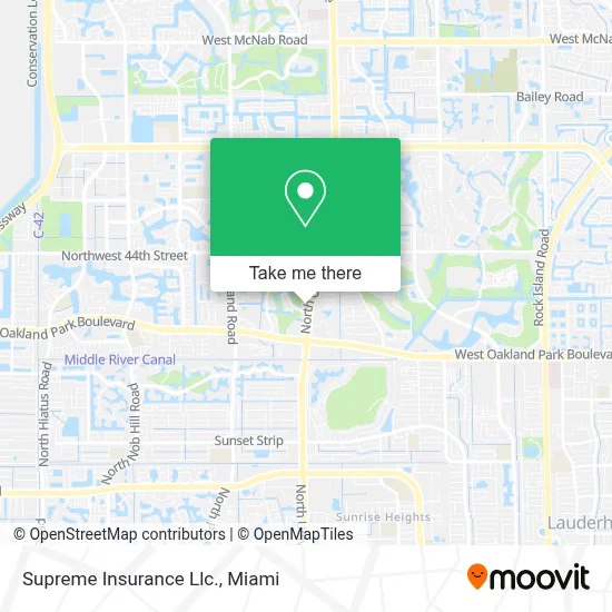 Supreme Insurance Llc. map