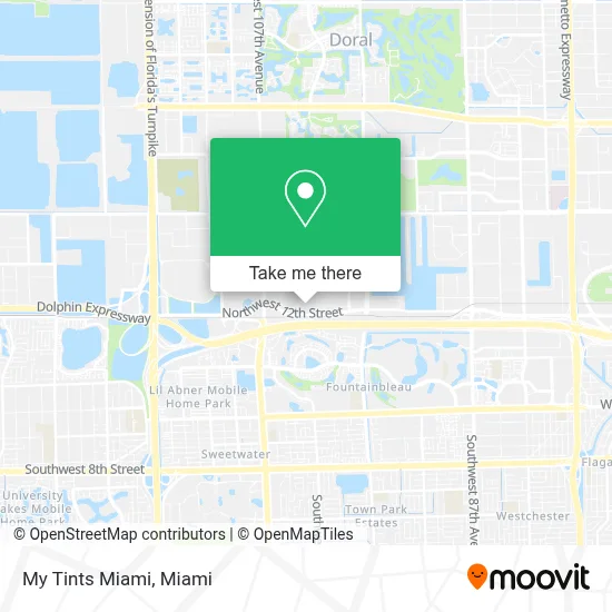 My Tints Miami map