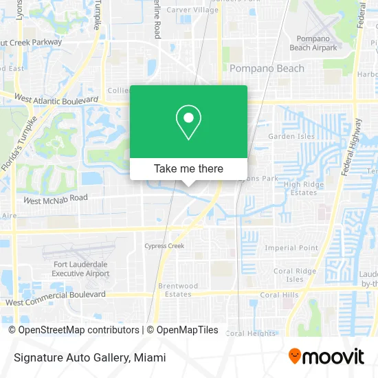 Signature Auto Gallery map