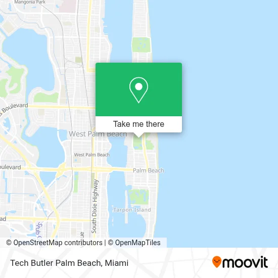 Tech Butler Palm Beach map