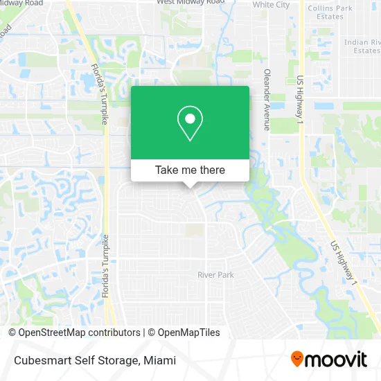Cubesmart Self Storage map