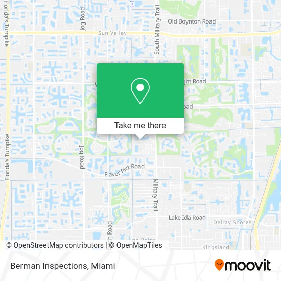 Berman Inspections map