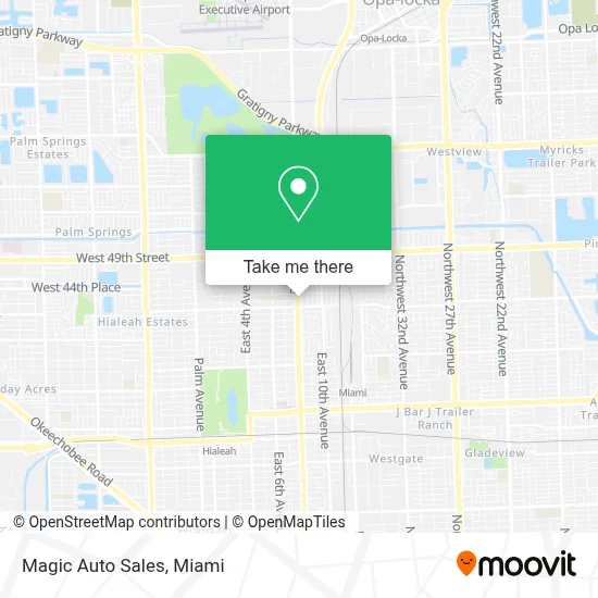 Magic Auto Sales map