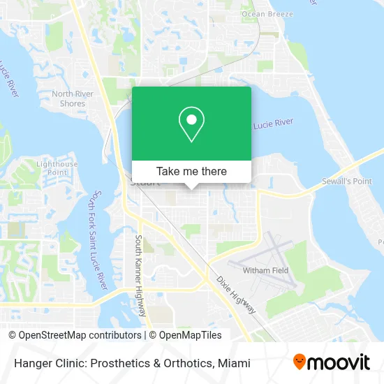 Hanger Clinic: Prosthetics & Orthotics map