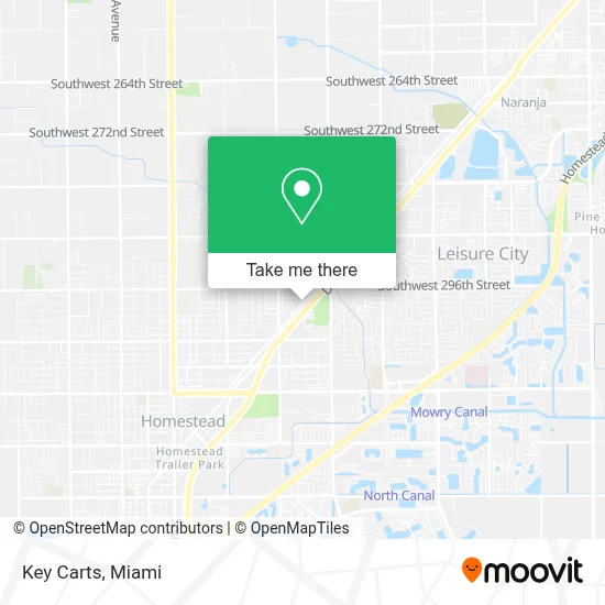 Key Carts map