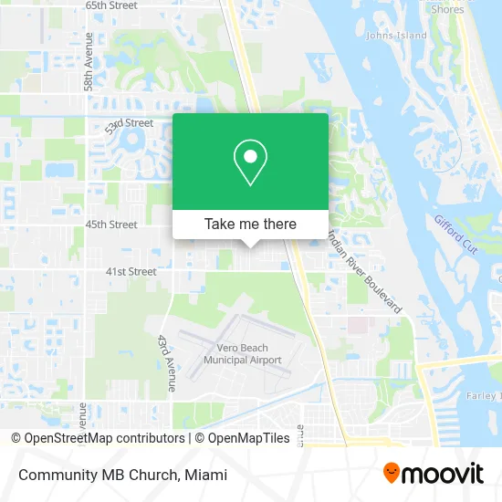 Community MB Church map