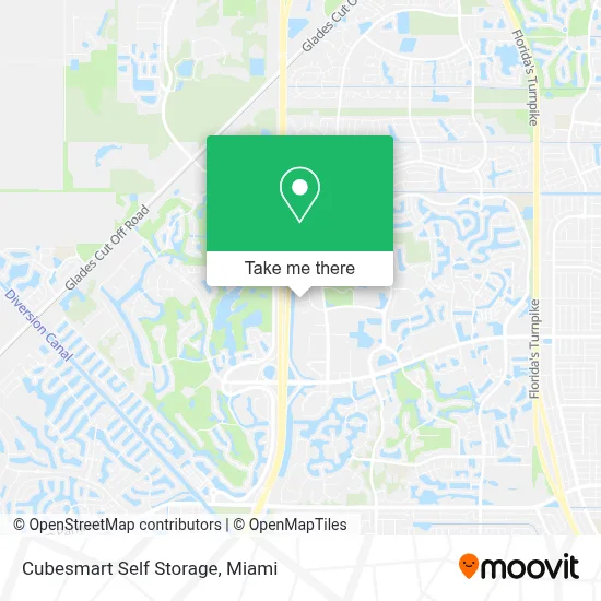 Cubesmart Self Storage map