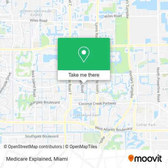 Medicare Explained map