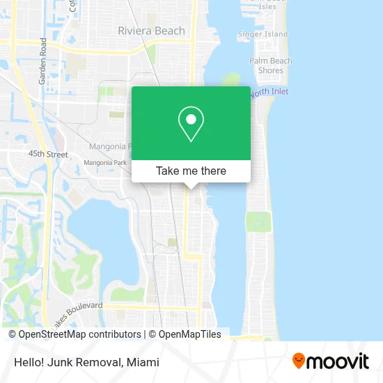 Hello! Junk Removal map