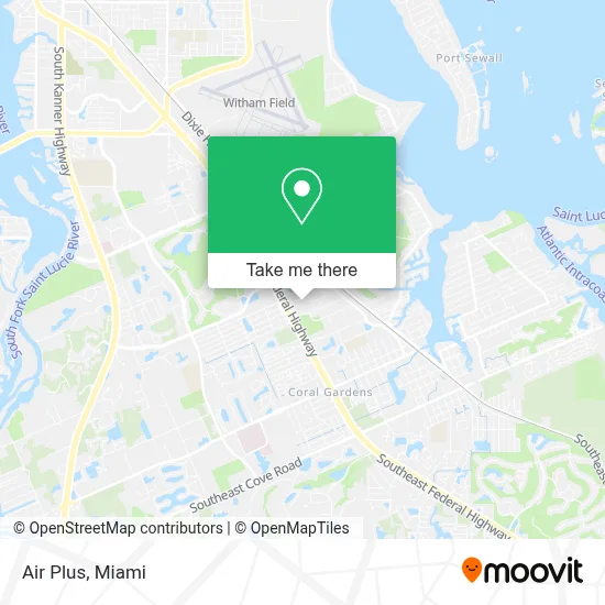 Air Plus map