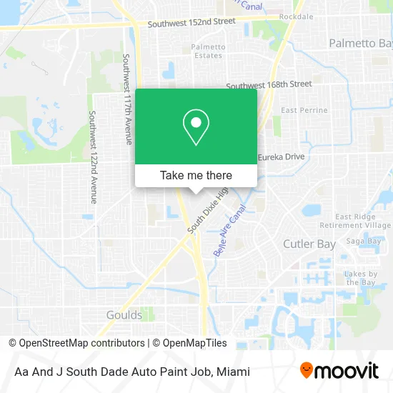 Aa And J South Dade Auto Paint Job map