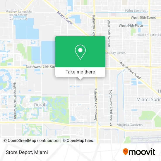 Store Depot map