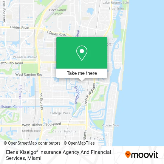 Elena Kiselgof Insurance Agency And Financial Services map