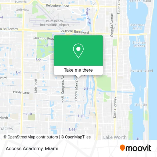 Access Academy map