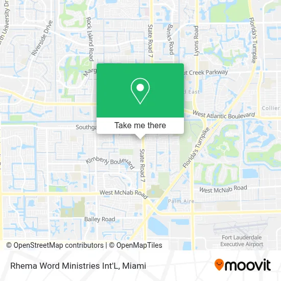 Rhema Word Ministries Int'L map