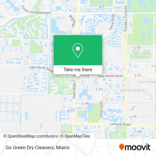 Go Green Dry Cleaners map