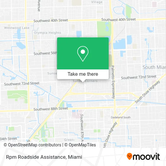 Rpm Roadside Assistance map