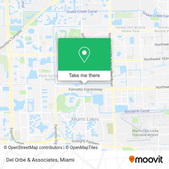 Del Orbe & Associates map