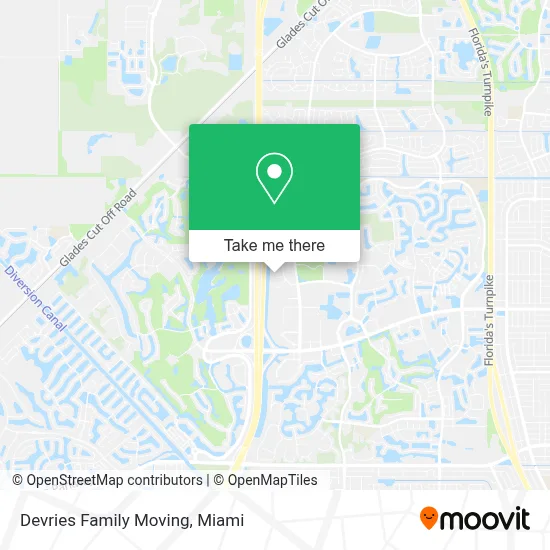Devries Family Moving map