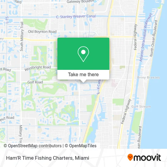 Ham'R Time Fishing Charters map