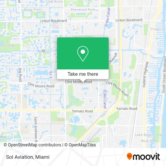 Sol Aviation map