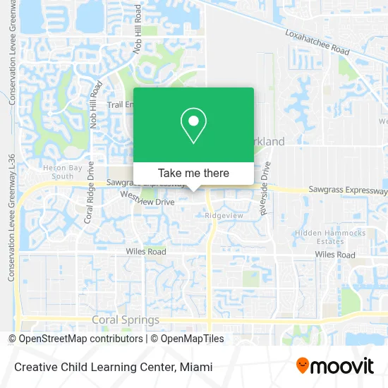 Creative Child Learning Center map
