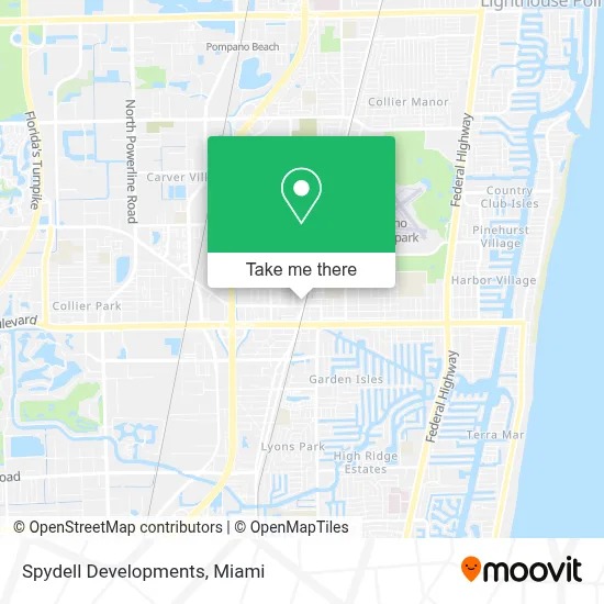 Spydell Developments map