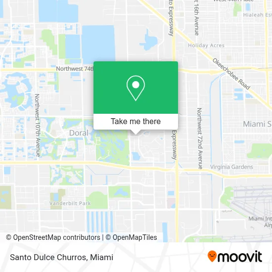 Santo Dulce Churros map