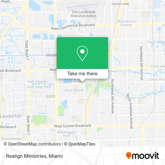 Realign Ministries map